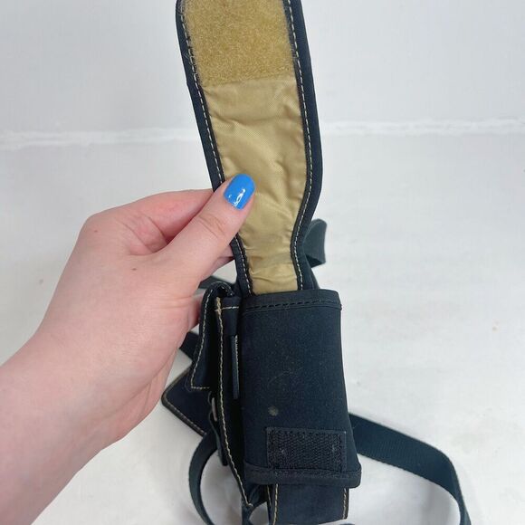 y2k Kipling Black Nylon Mini Bag Crossbody Streetwear - Picture 4 of 8